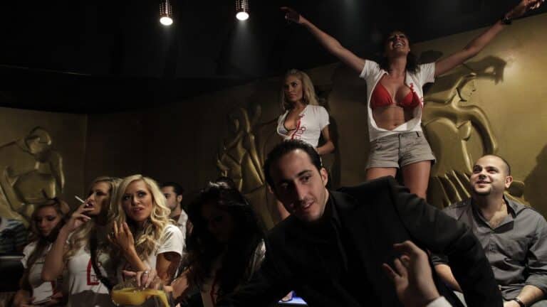 Partiers Revel At A Night Club In Beirut